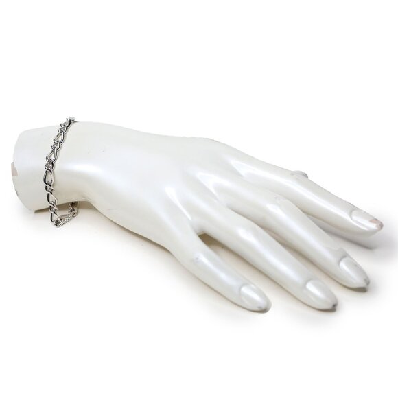 Vintage AVON Silver Tone Chain Bracelet Classic Minimalist Retro - Picture 3 of 6